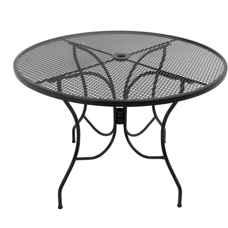 Latitude Run® Camp Steel Dining Table & Reviews Wayfair